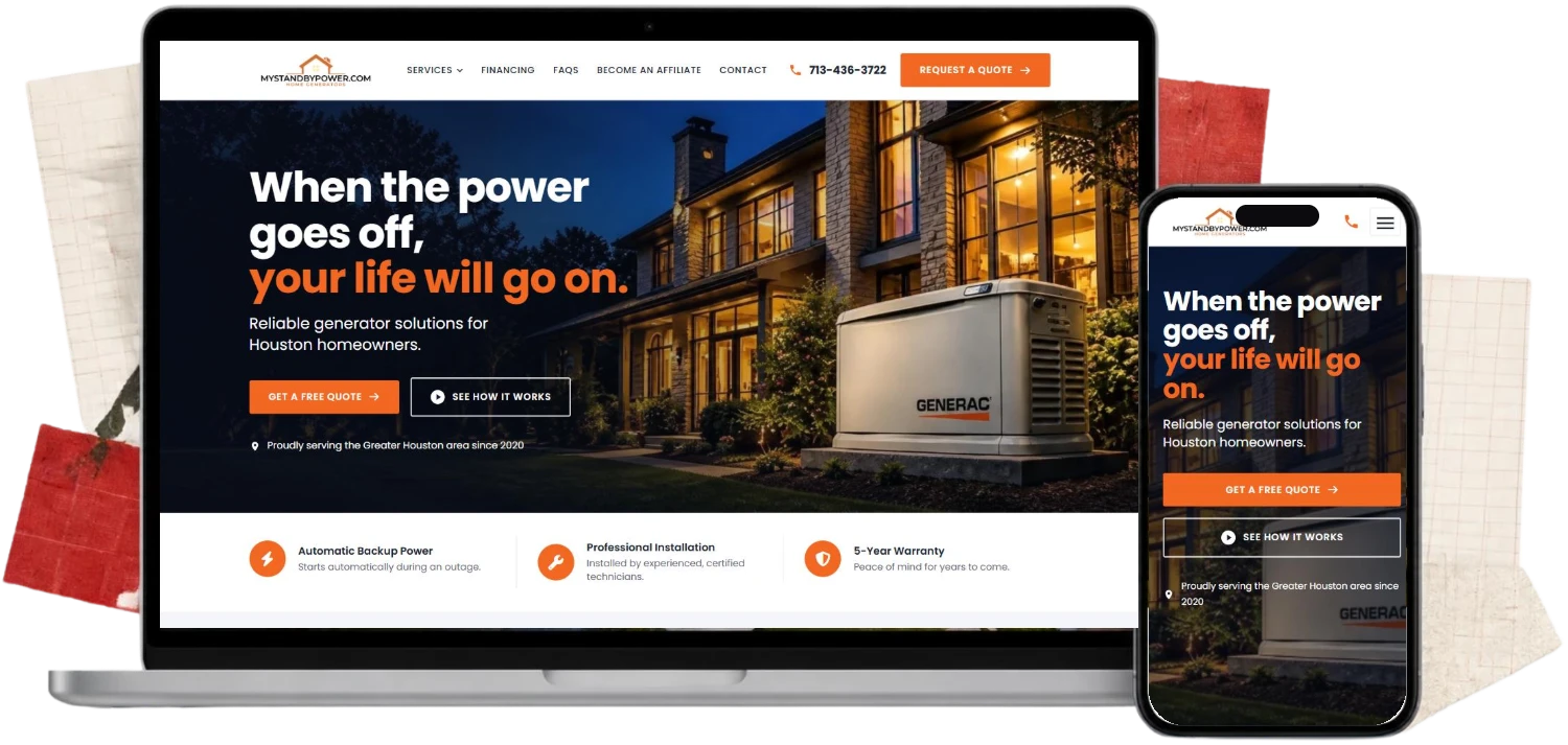 MyStandbyPower.com 2026 refresh on a laptop and phone
